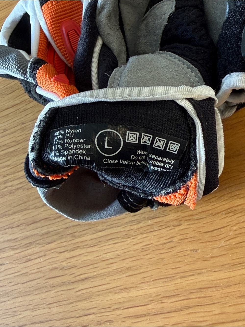 Endura Men’s Orange and Black MTB Gloves - L - Picture 5 of 6